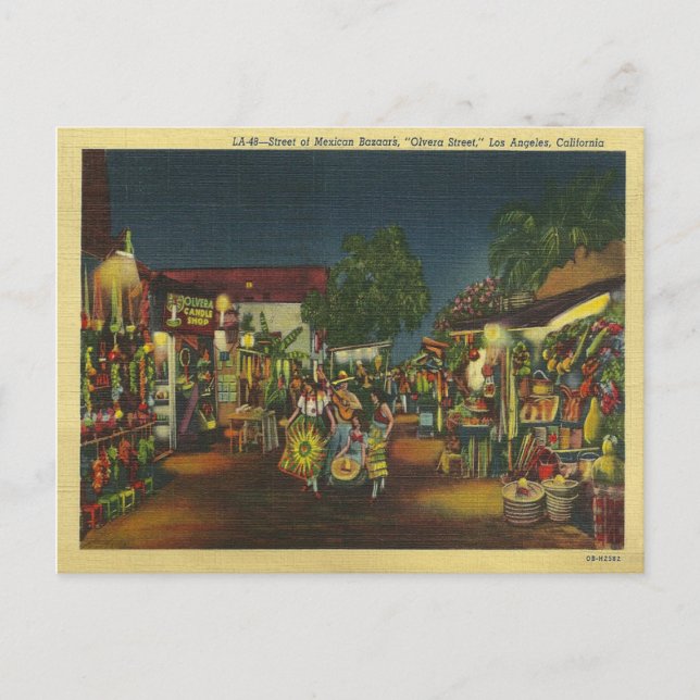 Los Angeles California Postcard (Front)