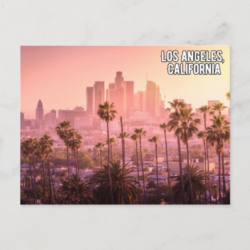Los angeles california postcard souvenir