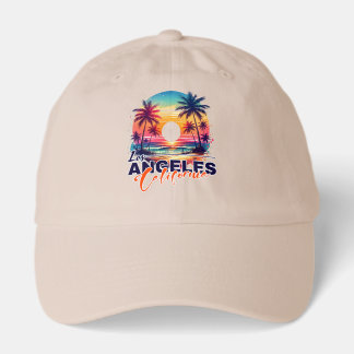 Los Angeles California Retro Sunset Beach Vibes Hat