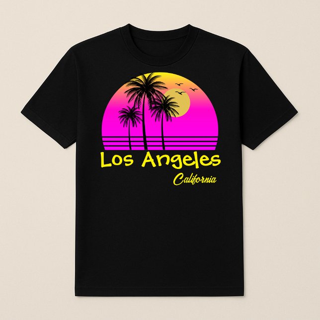 Los Angeles California Retro Sunset T-Shirt (Creator Uploaded)