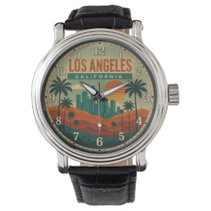 Los Angeles California Retro Sunset Watch