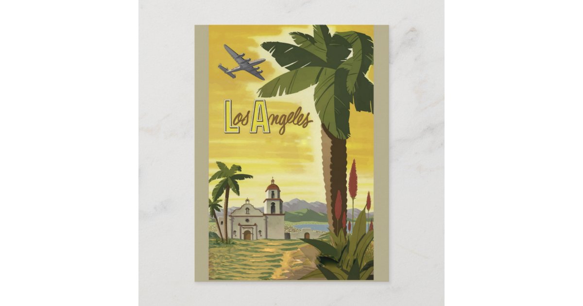 Vintage Los Angeles Travel Poster