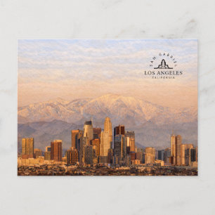 Los Angeles California San Gabriel   Elegant  Postcard
