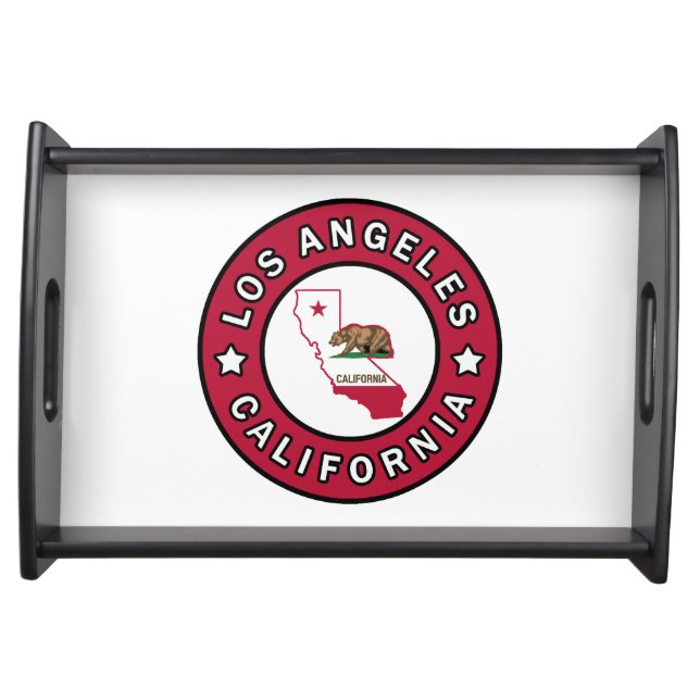Los Angeles California Serving Tray (Front)