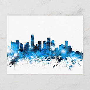 Los Angeles California Skyline Postcard