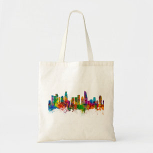 Los Angeles California Skyline Tote Bag