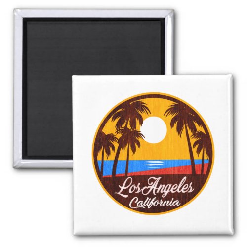 Los Angeles California Souvenir Magnet