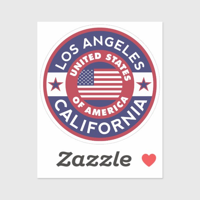 LOS ANGELES, California Sticker (Sheet)