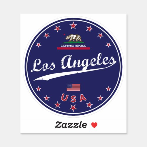 Los Angeles California Sticker