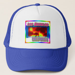 "Los Angeles California Sunset Palm Trees" Hat