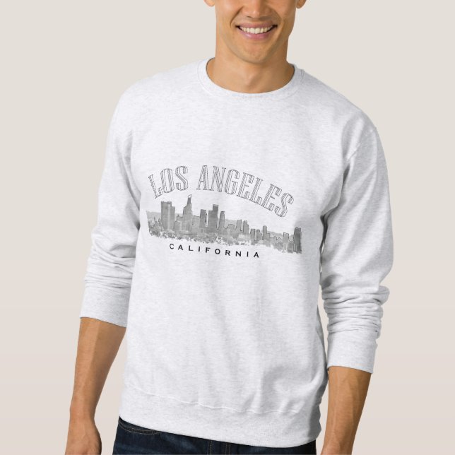 "LOS ANGELES" "California" Sweatshirt Men (Front)