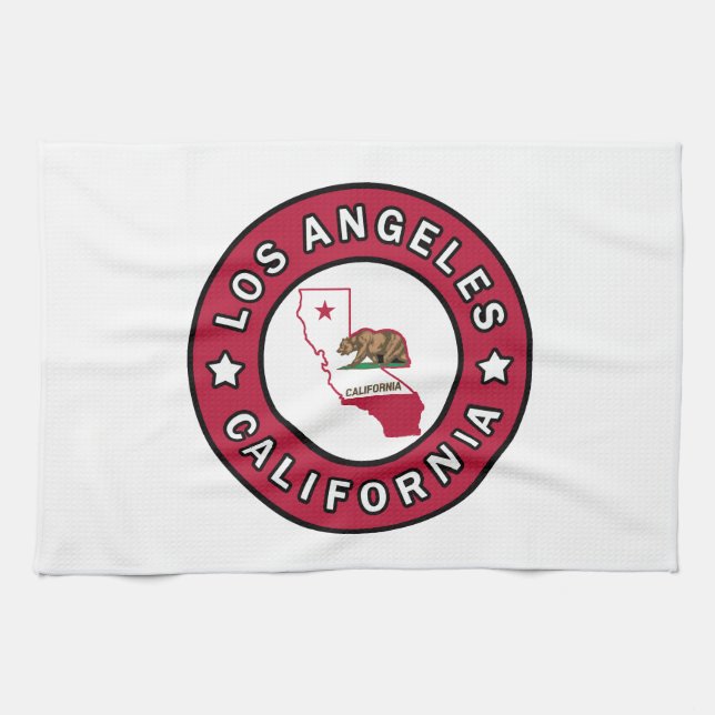 Los Angeles California Towel (Horizontal)