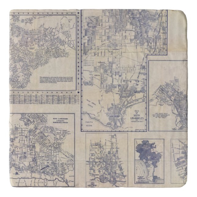 Los Angeles, California Trivet (Front)