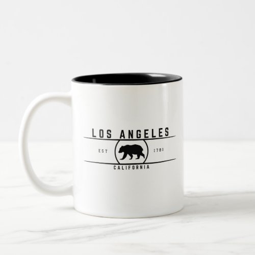 Los Angeles California Two_Tone Coffee Mug