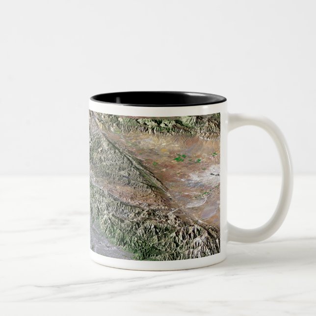 Los Angeles, California Two-Tone Coffee Mug (Right)