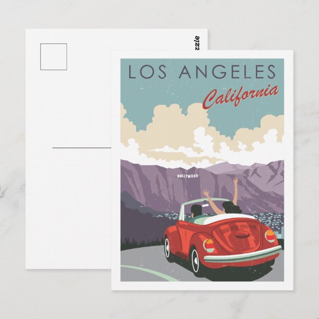 Los Angeles California USA Famous Travel Place Postcard (Front/Back)