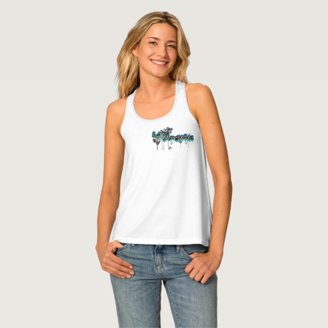 Los Angeles - California USA Tank Top (Front Full)