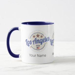 Los Angeles California USA Vintage West Coast Mug