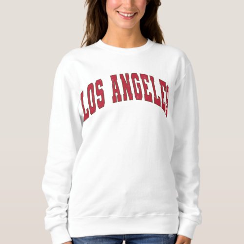 Los Angeles California Vintage College Style Sweatshirt