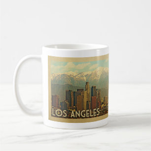 Los Angeles California Vintage Travel Coffee Mug