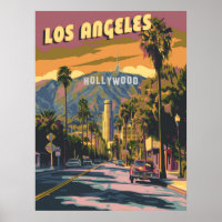 Los Angeles California Vintage Travel