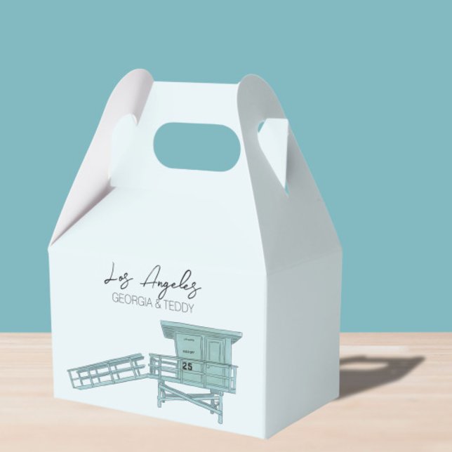 Los Angeles, California Wedding welcome bag  Favor Boxes (Creator Uploaded)