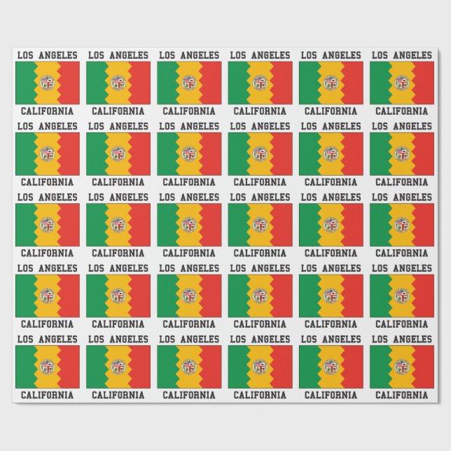 Los Angeles California Wrapping Paper (Flat)