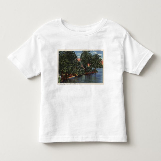 Los Angeles, CaliforniaA Beautiful Park Scene Toddler T-shirt (Front)