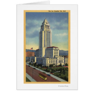 Los Angeles, CaliforniaA View of City Hall Cards