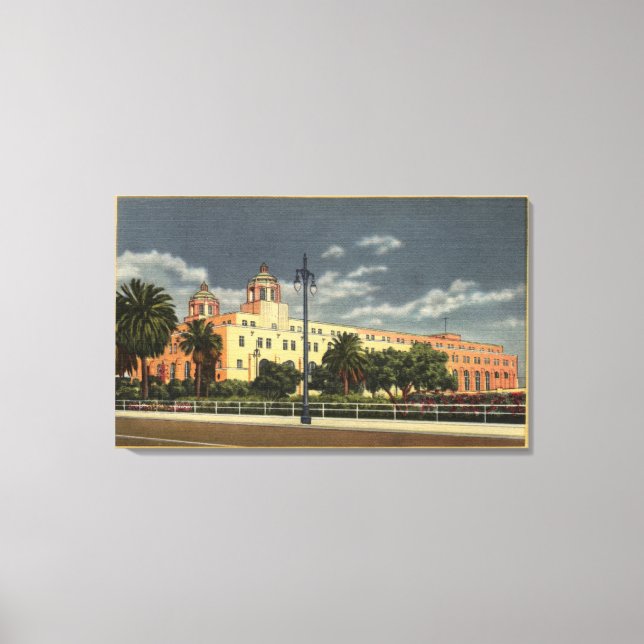 Los Angeles, CaliforniaPost Office--Terminal Canvas Print (Front)