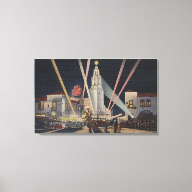 Los Angeles, CAPremier, Carthay Circle Theatre Canvas Print (Front)