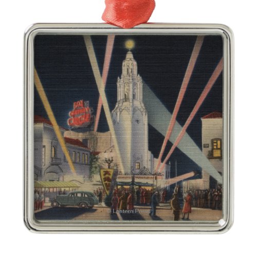 Los Angeles, CAPremier, Carthay Circle Theatre Metal Ornament