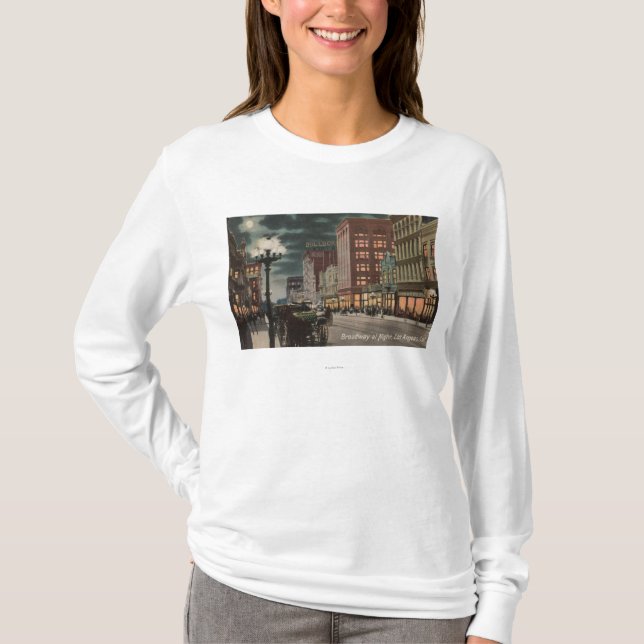 Los Angeles, CAStreet View of Broadway at T-Shirt (Front)