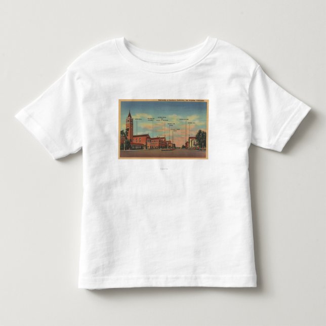 Los Angeles, CAView of U.S.C. Campus Toddler T-shirt (Front)
