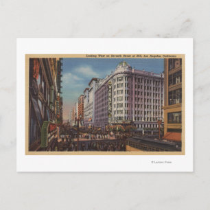 Los Angeles, CAView of Warner Bros. on 7th St. Postcard