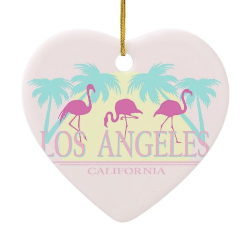 Los Angeles Ceramic Ornament