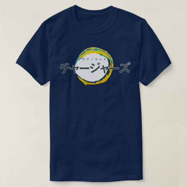 Los Angeles Chargers Anime T-Shirt (Design Front)
