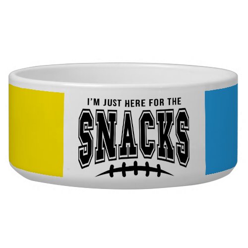 Los Angeles Chargers Here For The Snacks Pet Bowl