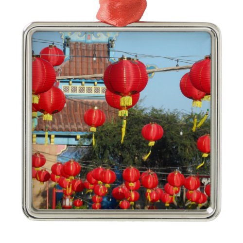 Los Angeles Chinatown Metal Ornament