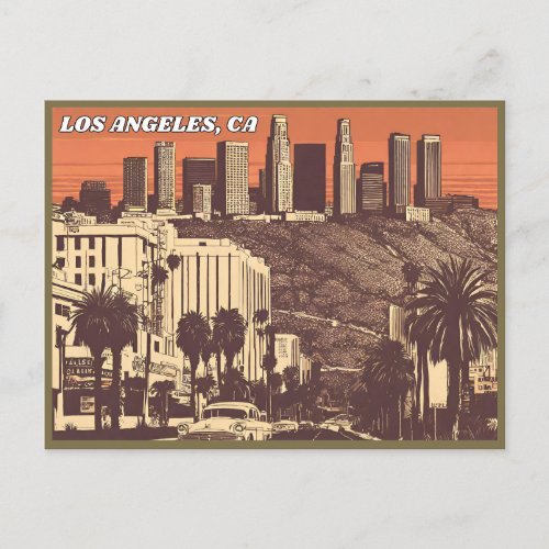 Los Angeles City California Postcard
