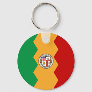 Los Angeles City flag Keychain