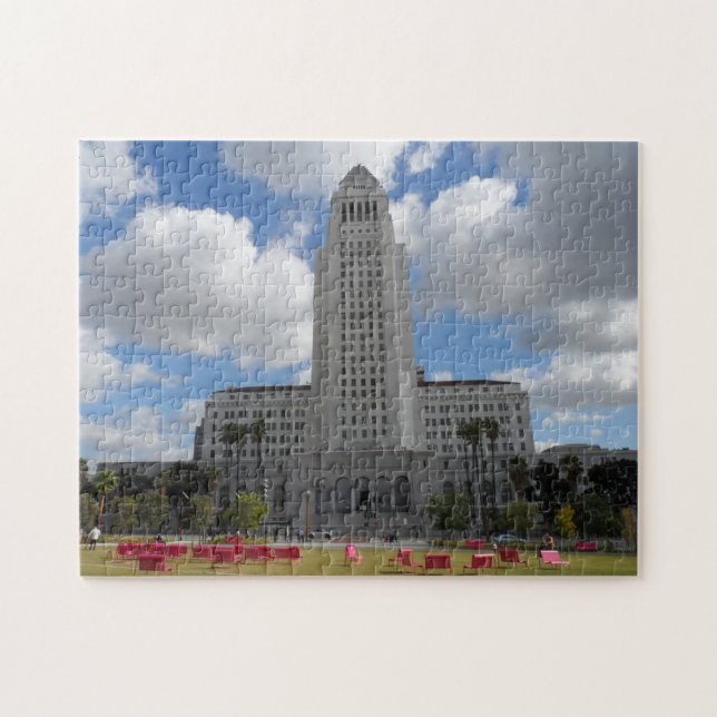 Los Angeles City Hall Jigsaw Puzzle (Horizontal)