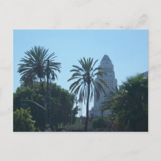  LOS ANGELES CITY HALL Postcard