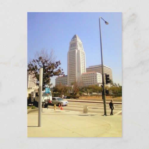 Los Angeles City Hall Postcard