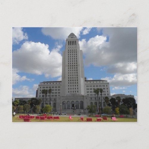 Los Angeles City Hall Postcard