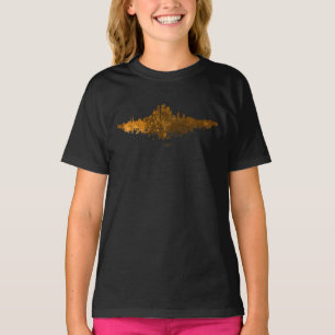 Los Angeles City Skyline - Orange T-Shirt