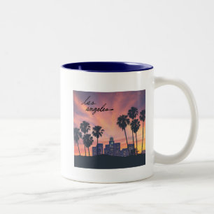 Los Angeles City Two-Tone Coffee Mug