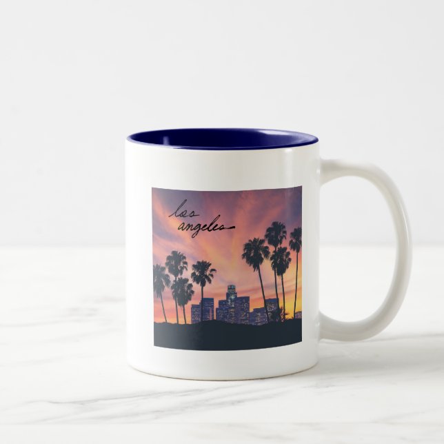 Los Angeles City Two-Tone Coffee Mug (Right)