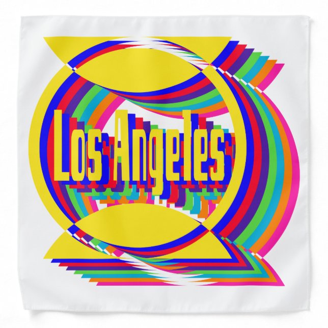 Los Angeles Color Combo 1 Bandana (Front)