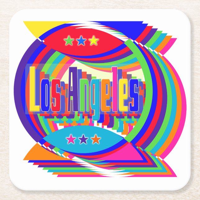 Los Angeles Color Combo 2 Coaster (Front)